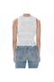 Shirred Blouse - Blouse with Tie-Up Shirring Detail, Bustier - 3