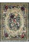 Alya Collection Multicolored Antique Look Woven Base Decorative Carpet Alya09 - 5
