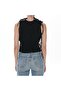 Shirred Blouse - Blouse with Tie-Up Shirring Detail, Bustier - 2