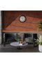 Auris Black Minimalist Wall Clock - 2