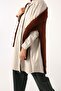Beige Plus Size Basic Shirt Tunic
