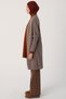 Mink Open Front T-sleeve Knitted Cardigan - 3