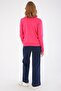Fuchsia Turtleneck Short Knit Sweater - 4