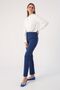 Indigo Lycra Cigarette Trousers
