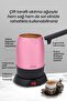 Foam Pink Double Mouth Stainless Steel Electric Coffee Pot - 5