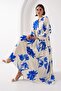 2423 Authentic Print Dress - A.Ecru