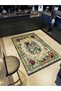 Alya Collection Multicolored Antique Look Woven Base Decorative Carpet Alya09