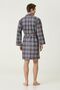 Terry Printed Men's Bathrobe - 4
