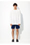 Long Sleeve White T-Shirt Loose Fit / Loose Relaxed Fit 0612326 -80194 - 3