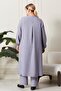 Women's Large Size Linen Ayrobin 2-Piece Set - 8