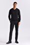Anthracite Slim Fit V-Neck Knitwear Sweater - 2