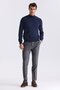 Indigo Slim Fit Half Fisherman Knitwear Sweater - 2