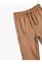 Basic Sweatpants with Pockets, Cotton, Plain - 3