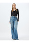 Degaje Collar Blouse Long Sleeve Slim Fit - 2