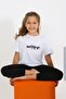 Girl's Short Sleeve White Combed Cotton Pajama Suit 20432 - 2