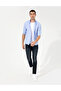 Blue Slim Fit Oxford Shirt 50255278-Vr036 - 4