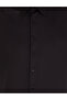Black Slim Fit Long Sleeve Classic Shirt 50256437-Vr046 - 6