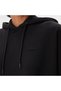 Women's Loose Fit Three Quarter Sleeve Hooded Printed Black Dress - 6