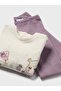 Baby Girl Leggings Pullover Set of 2 2708 - 3