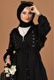 Seasonal Tunic with Tunnel Waist-Black - 4