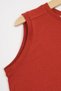 Sport Wear Embroidered Brick Color Boys' Capri Set - 2