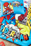 Spiderman New York Single Disney Licensed Elastic Fitted Bed Sheet Children's Duvet Cover Set - 3