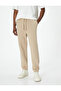 Jogger Sweatpants with Lace Waist Pocket Detail and Ribbon - 3