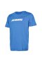 Erkek T-shirt Mavi 911947-9821 Hmlelemental Logo Cotton Tee - 4