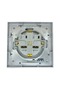 Karea Grounded Socket Silver Module+Cover+Frame - 2