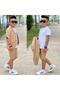 T-Shirt Included Short Sleeve Jacket and Shorts Set |   Between 3/6 Years