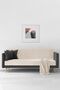 Chenille Sofa Cover - Cream - 2