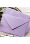 Lilac Colored 50 Small Envelopes - 7X9