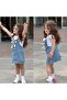 Teddy Bear Salopette Dress for Girls - 2