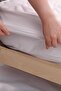 مرتبة مفردة مبطنة مقاس 100x200 - أبيض - 3