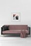 Dried Rose Chenille Sofa Cover - 2