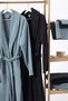 Nurpak Ekol Cotton Family Bathrobe Set - Anthracite - Mint