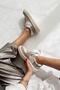 Madrid Beige Genuine Leather Sneaker - 7