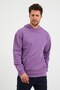 Men's Purple Sports Sweatshirt - Kangaroo Pocket and Hooded - 3