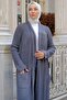 Shawl Collar Pocket Knitwear Cardigan Anthracite HM2243 - 2