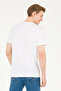 Men's White Crew Neck T-Shirt 50263562-Vr013 - 5