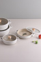 FİKA ALUMINUM SAN WITH GLASS LID 20CM BEIGE - 2