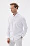 Easy-Iron Oxford Men's White Slim Fit Shirt Mars36 - 3