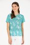 Women's Mint Crew Neck T-Shirt 50263590-Vr090 - 2