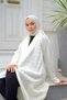 Shawl Collar Casual Knitwear Cardigan Cream HM2248 - 2
