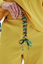 Monet's Bond Mustard Long Satin Pajama Set - 5