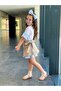 Blue White Kokoş Skirt Set 3 Pieces - 6