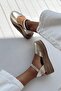 Carolina Gold Genuine Leather Sandals