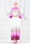 Pleated Marbled Dress - Hijab Clothing for Women - 3