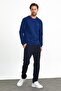 سويت شيرت رجالي باللون الأزرق من Basic Daily Crew Neck - 5
