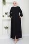 فِراجة سوداء مزينة بالأحجار واللؤلؤ - HM2494 - 3